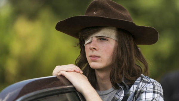 Afscheid Carl 'The Walking Dead' viel wel heel zwaar Afscheid Carl 'The Walking Dead' viel wel heel zwaar