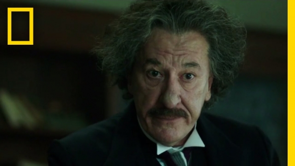 Geoffrey Rush als Einstein in 'Genius'-spot