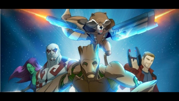 Poster animatieserie 'Guardians of the Galaxy'