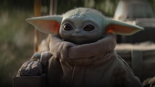 Lelijke en creepy Baby Yoda op alternatief design 'The Mandalorian'