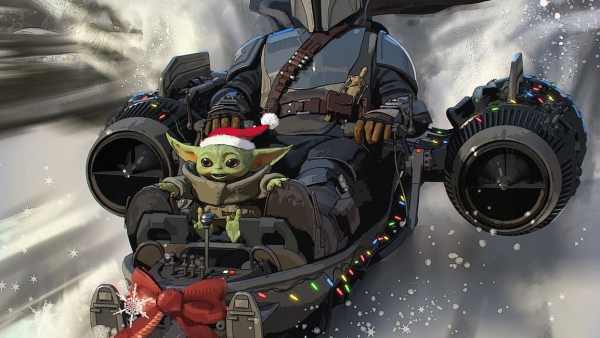 Grappige kerstgroet van Disney+ met Baby Yoda
