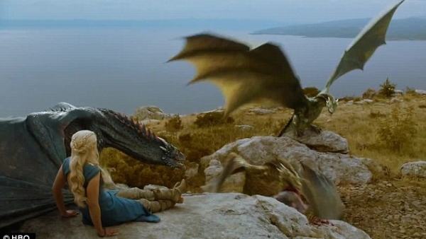 Draken in VFX breakdown 'Game of Thrones' Draken in VFX breakdown 'Game of Thrones'