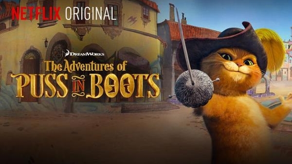 Netflix start 'The Adventures of Puss in Boots' op 16 januari