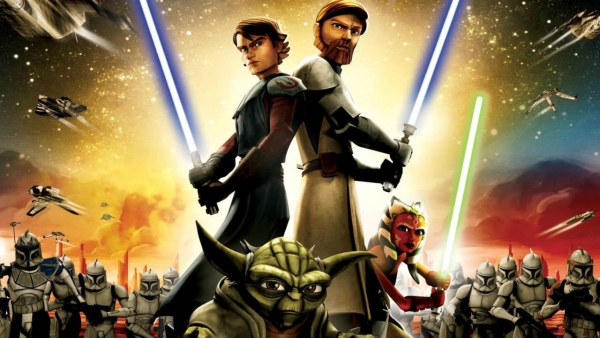Gave trailer voor 'Star Wars: The Clone Wars'!