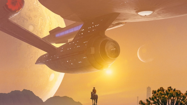 Poster nieuwe 'Star Trek'-serie 'Strange New Worlds' is een fanpleaser
