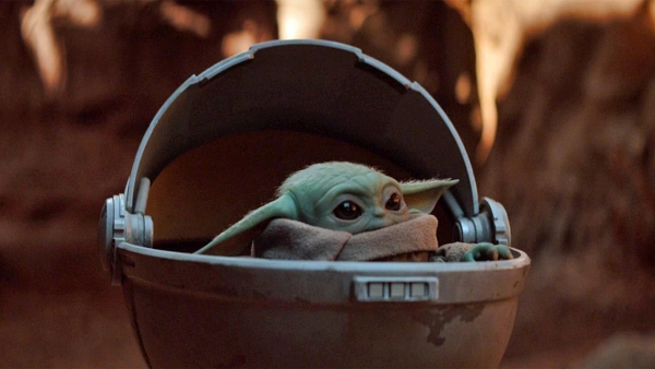 Baby Yoda schattig op concept art The Mandalorian