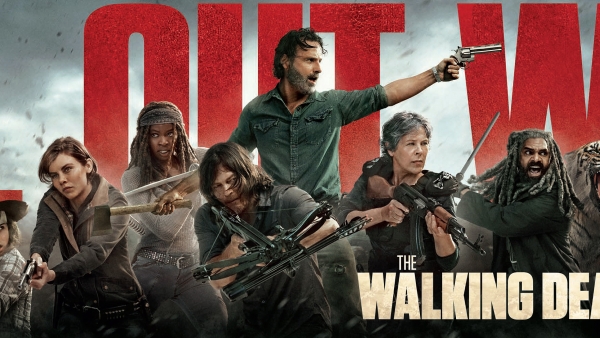 Oorlog op poster 'The Walking Dead'