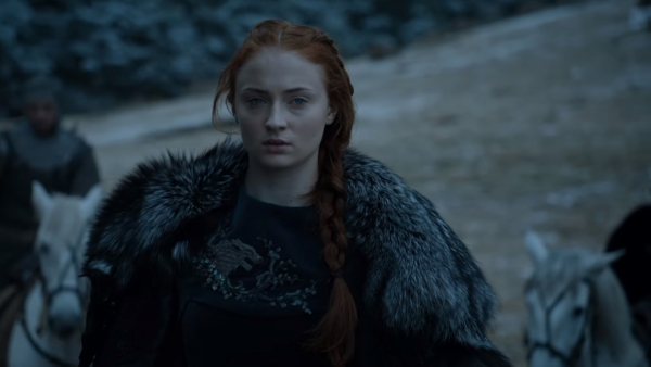 Sophie Turner over s7 Game of Thrones