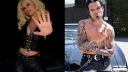 Bizarre foto's: Lily James en Sebastian Stan als Pamela Anderson en Tommy Lee