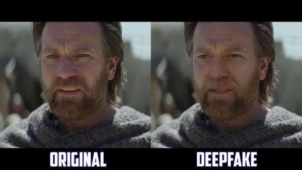 Alec Guiness in deepfake-video als Obi-Wan kenobi