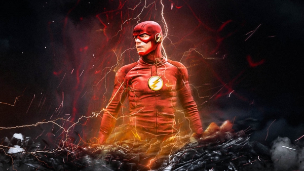 Bekijk hier een zwart pak van 'The Flash'