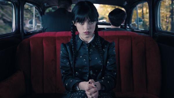 Iconische scène uit de film in 'Wednesday'