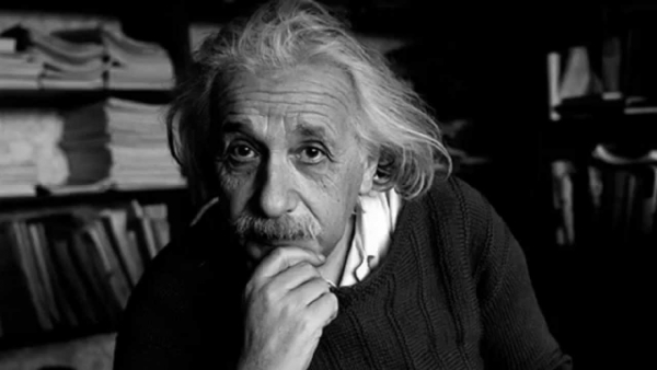 Rush als Einstein of foto's 'Genius'