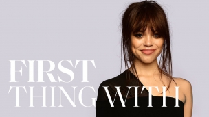 'Wednesday' Star Jenna Ortega Spills The Details Of Her First Day On Set | First Thing With | ELLE